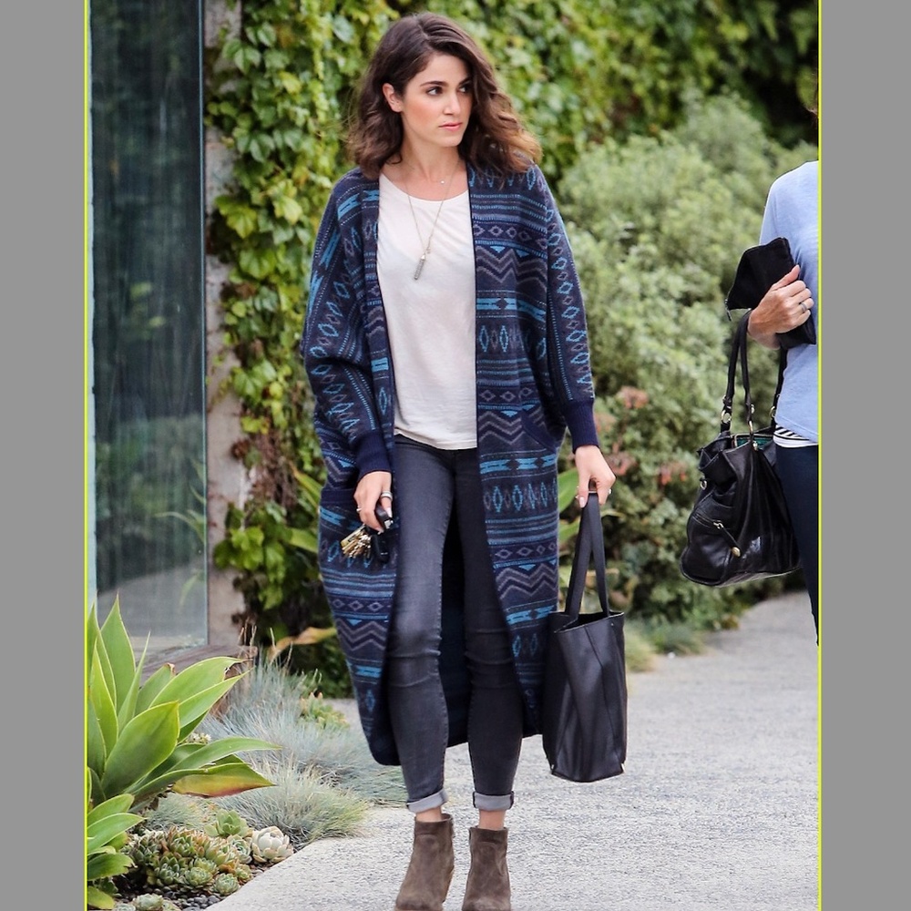Haute Hippie Long Merino Cardigan